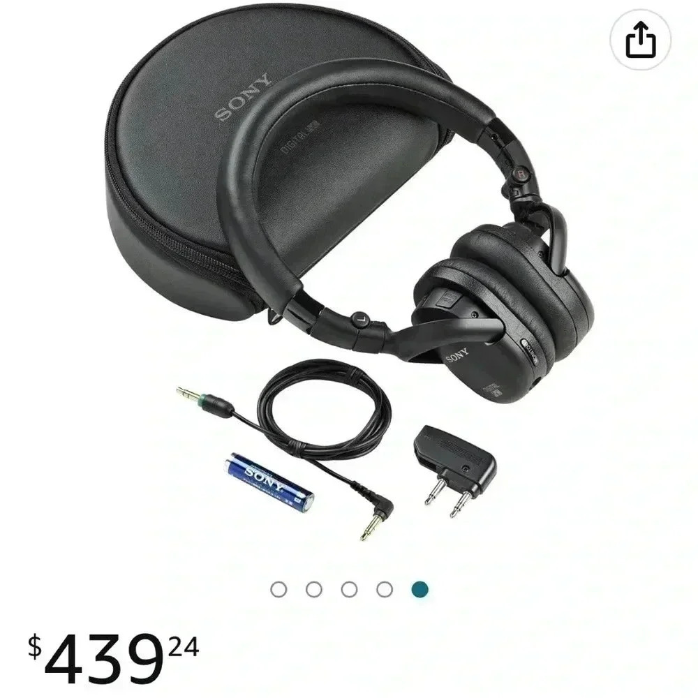 SONY DIGITAL NEW EXPENSIVE HEADPHONES ๐ง FOR LAPTOPS ๐ฉโ๐ป NOISE-CANCELLING - Picture 4 of 11